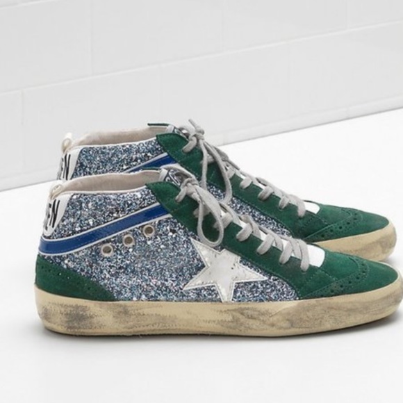 Golden Goose Shoes | Iso Green Golden Goose Mid Star | Poshmark